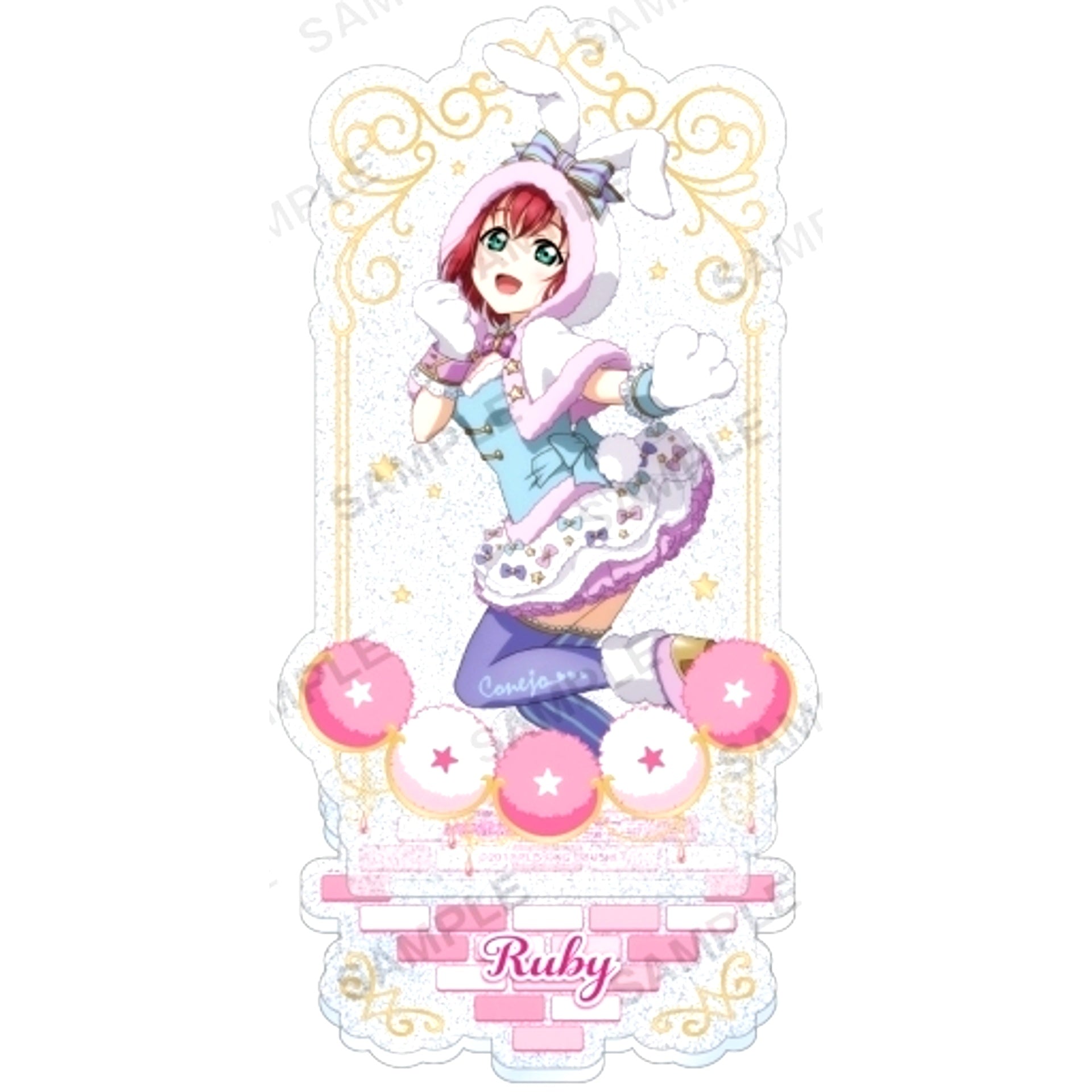Ruby Kurosawa Love Live! School Idol Festival Aqours Kirarin Acrylic Stand Animal Ver. [USED]