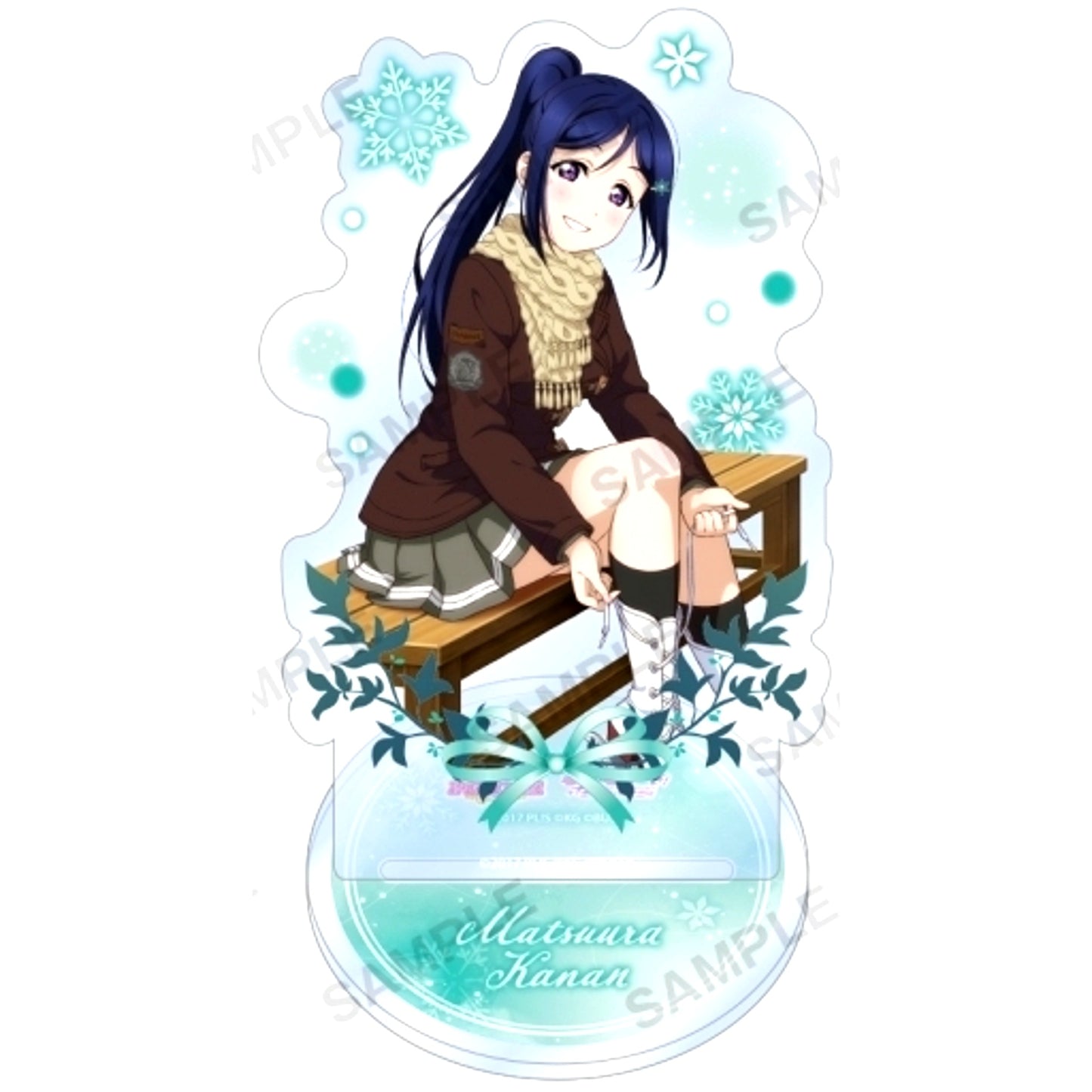 Kanan Matsuura Love Live! School Idol Festival Aqours Acrylic Stand Christmas Ver. [USED]