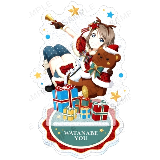 You Watanabe Love Live! School Idol Festival Aqours Kirarin Acrylic Stand Christmas Ver. [USED]