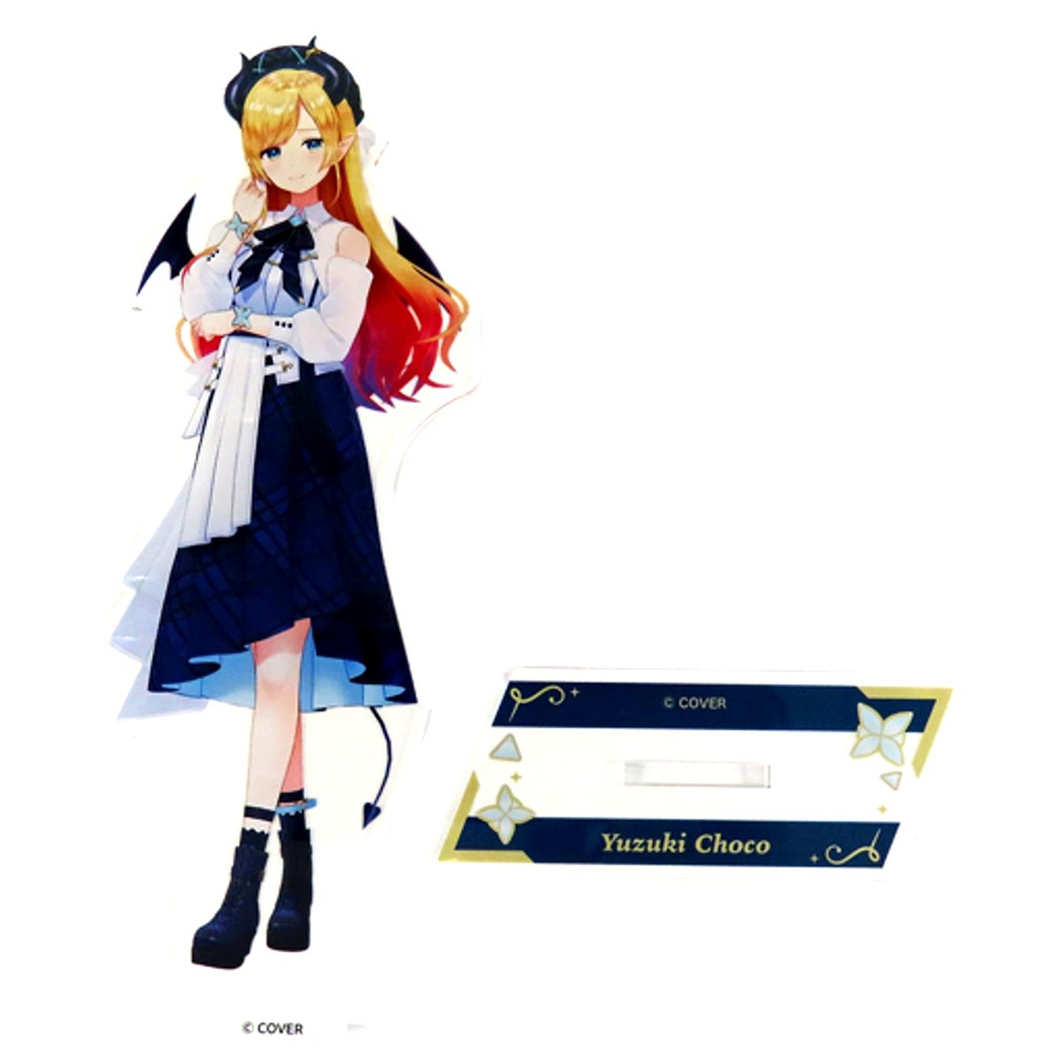 Yuzuki Choco 3D Acrylic Stand Blue Journey Costume ver. Virtual YouTuber Holo Live Blue Journey 1st Live "Yoake no Uta" [USED]