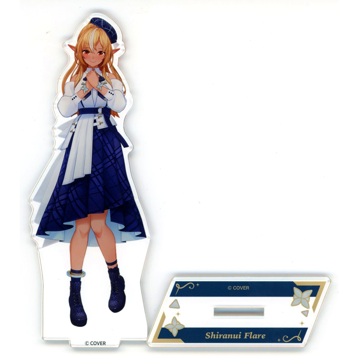 Shiranui Flare 3D Acrylic Stand Blue Journey Outfit Ver. VTuber hololive Blue Journey 1st Live Yoake no Uta [USED]