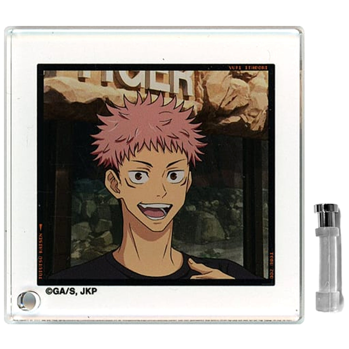 Jujutsu Kaisen x Tobu Zoo Yuji Itadori Original Illustration Keeper ver. Trading Acrylic Stand Panel Close-up Acrylic Stands [USED]