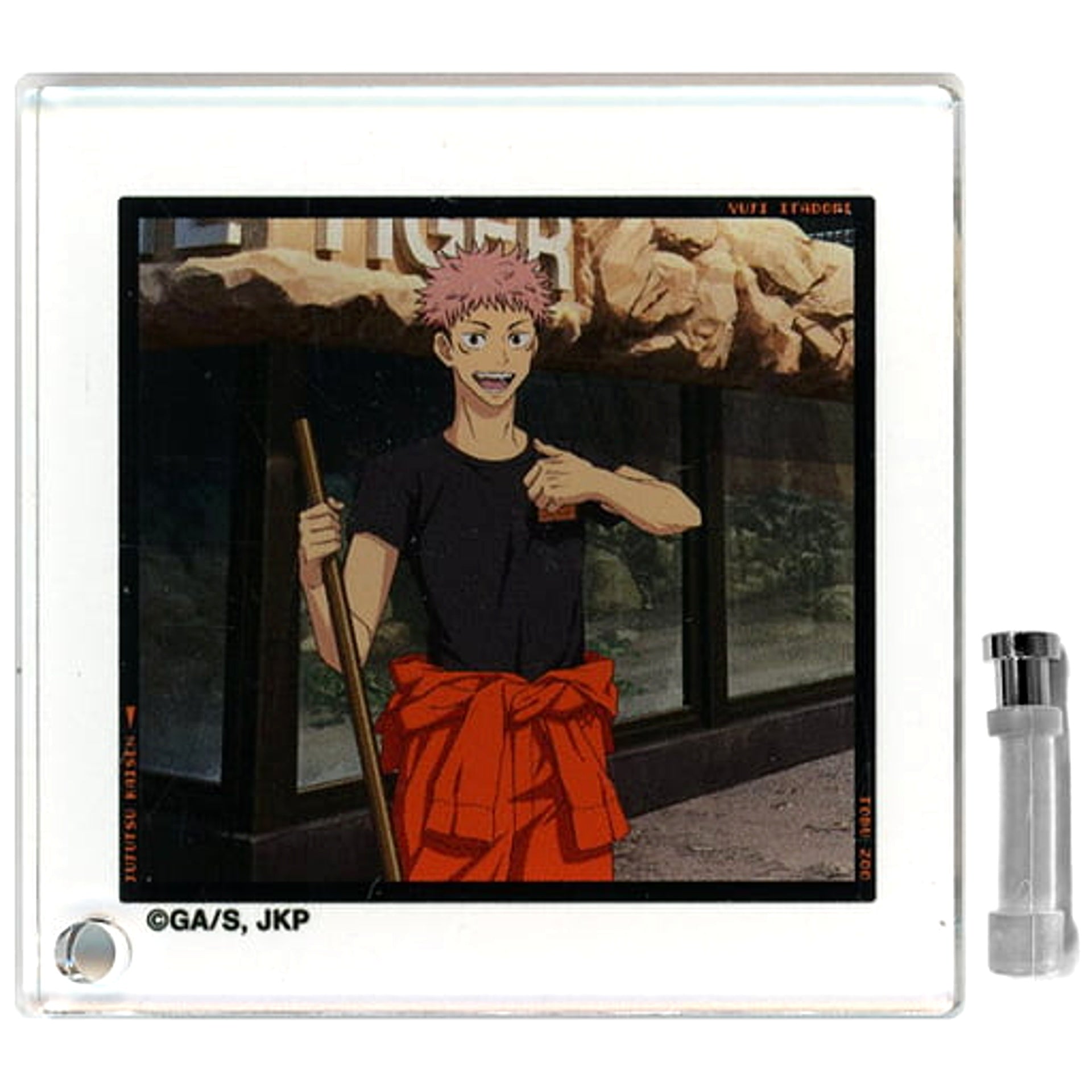 Jujutsu Kaisen x Tobu Zoo Yuji Itadori Original Illustration Keeper ver. Trading Acrylic Stand Panel Waist Up Acrylic Stands [USED]