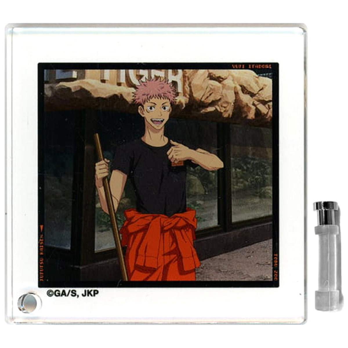 Jujutsu Kaisen x Tobu Zoo Yuji Itadori Original Illustration Keeper ver. Trading Acrylic Stand Panel Waist Up Acrylic Stands [USED]