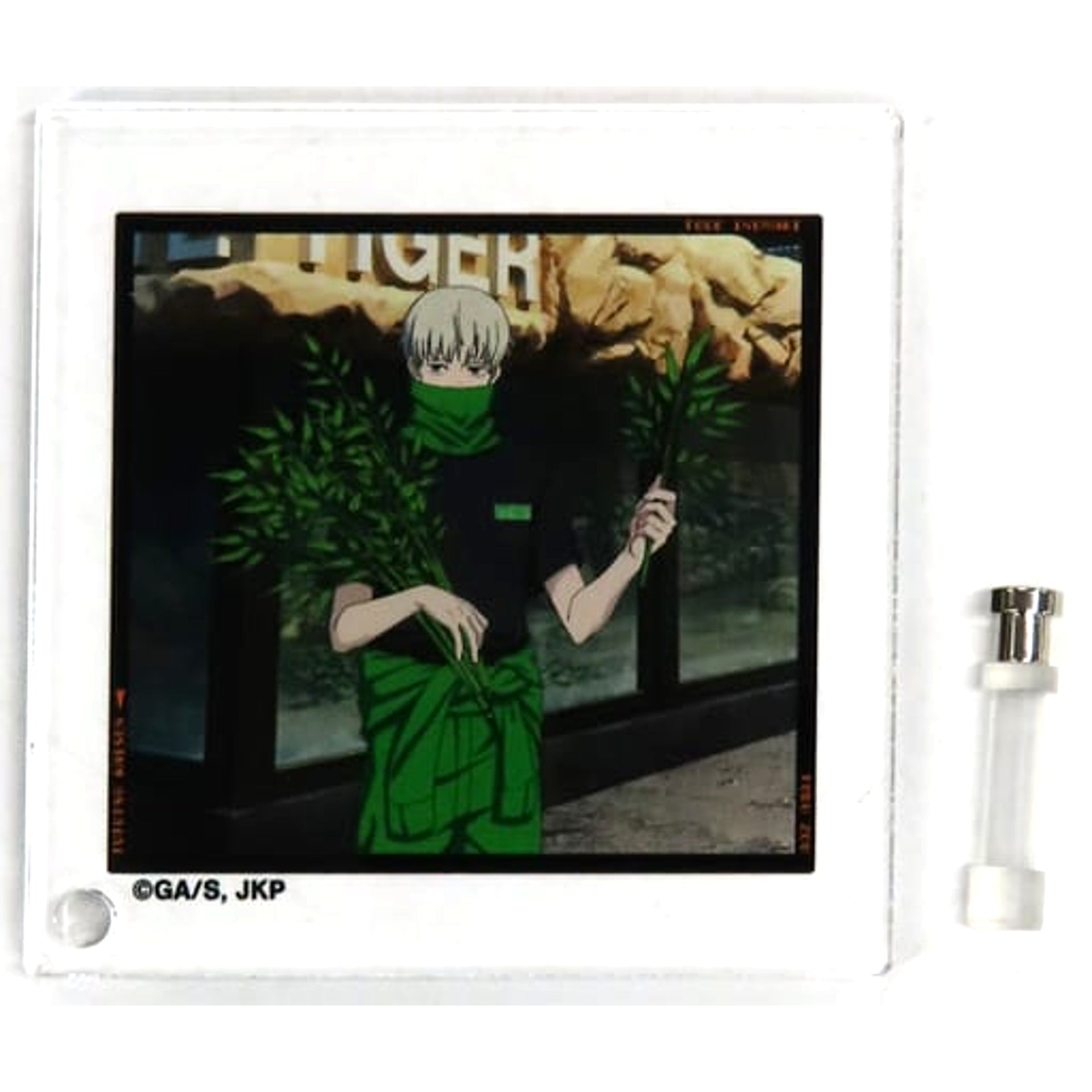 Jujutsu Kaisen x Tobu Zoo Toge Inumaki Original Illustration Keeper ver. Trading Acrylic Stand Panel Waist Up Acrylic Stands [USED]