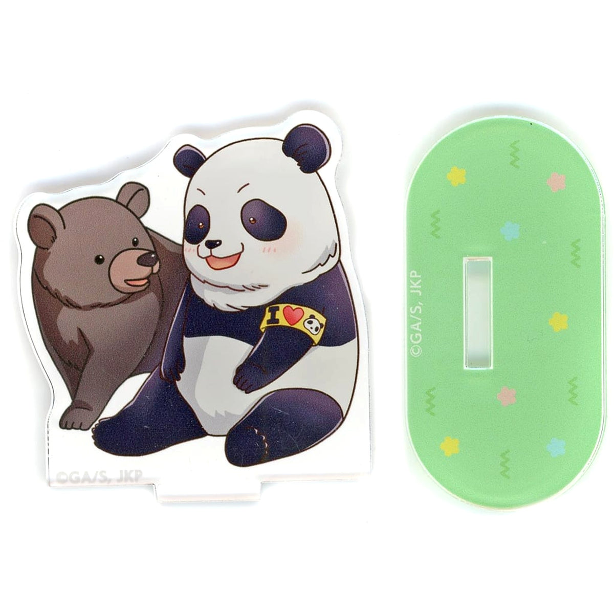 Jujutsu Kaisen x Tobu Zoo Panda & Brown Bear Chibi Character Trading Acrylic Stand Acrylic Stands [USED]