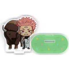 Jujutsu Kaisen Sukuna & Bison Trading Chibi Character Acrylic Stand Jujutsu Kaisen x Tobu Zoo Acrylic Stands [USED]
