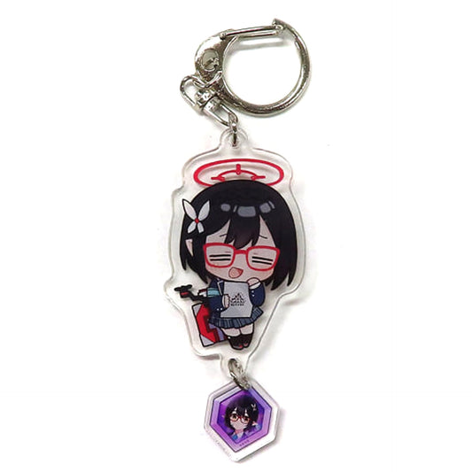 Blue Archive Ayane Acrylic Keychain Included with Abydos Countermeasures Committee Keychains [USED]