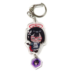 Blue Archive Ayane Acrylic Keychain Included with Abydos Countermeasures Committee Keychains [USED]
