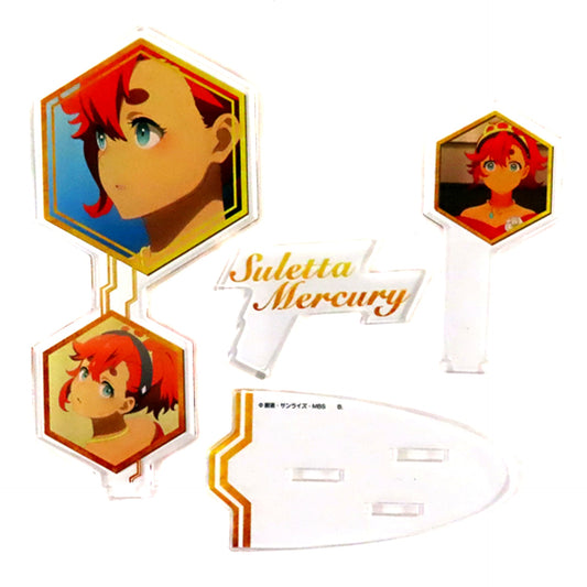 Suletta Mercury Mobile Suit Gundam: The Witch from Mercury Acrylic Stand Incubation Party [USED]