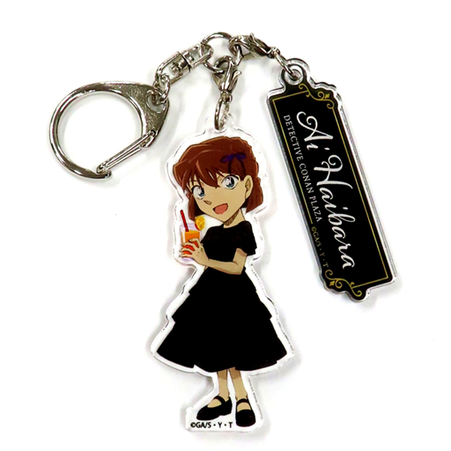Ai Haibara 2023 Main Visual Detective Conan Plaza 2-Part Acrylic Keychain [USED]