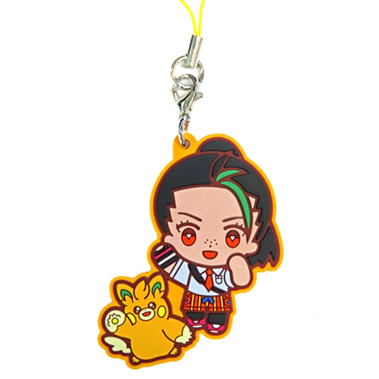 Pokemon Scarlet Violet Nemona Pawmo Rubber Strap Collection Pokemon Trainers Paldea Edition Pokemon Center Limited Keychains [USED]