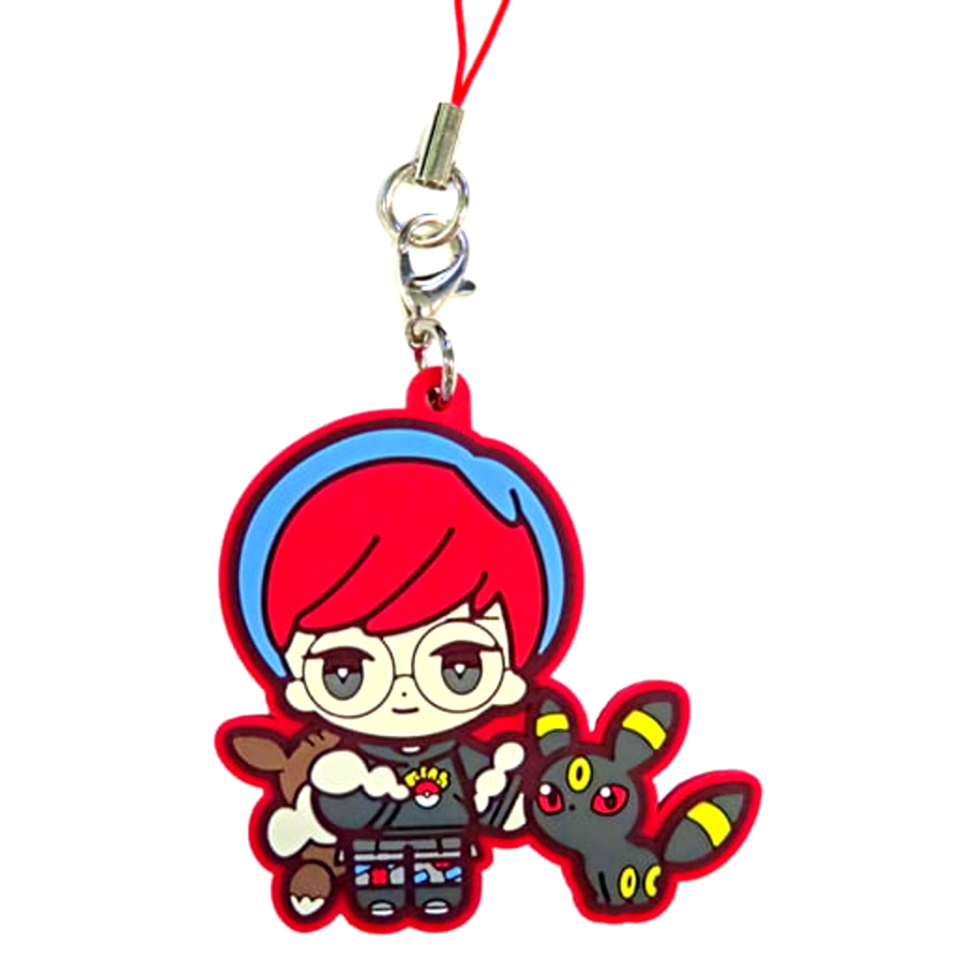 Penny & Umbreon Pokemon Scarlet Violet Rubber Strap Collection POKEMON TRAINERS Paldea Arc Pokemon Center Ltd [USED]