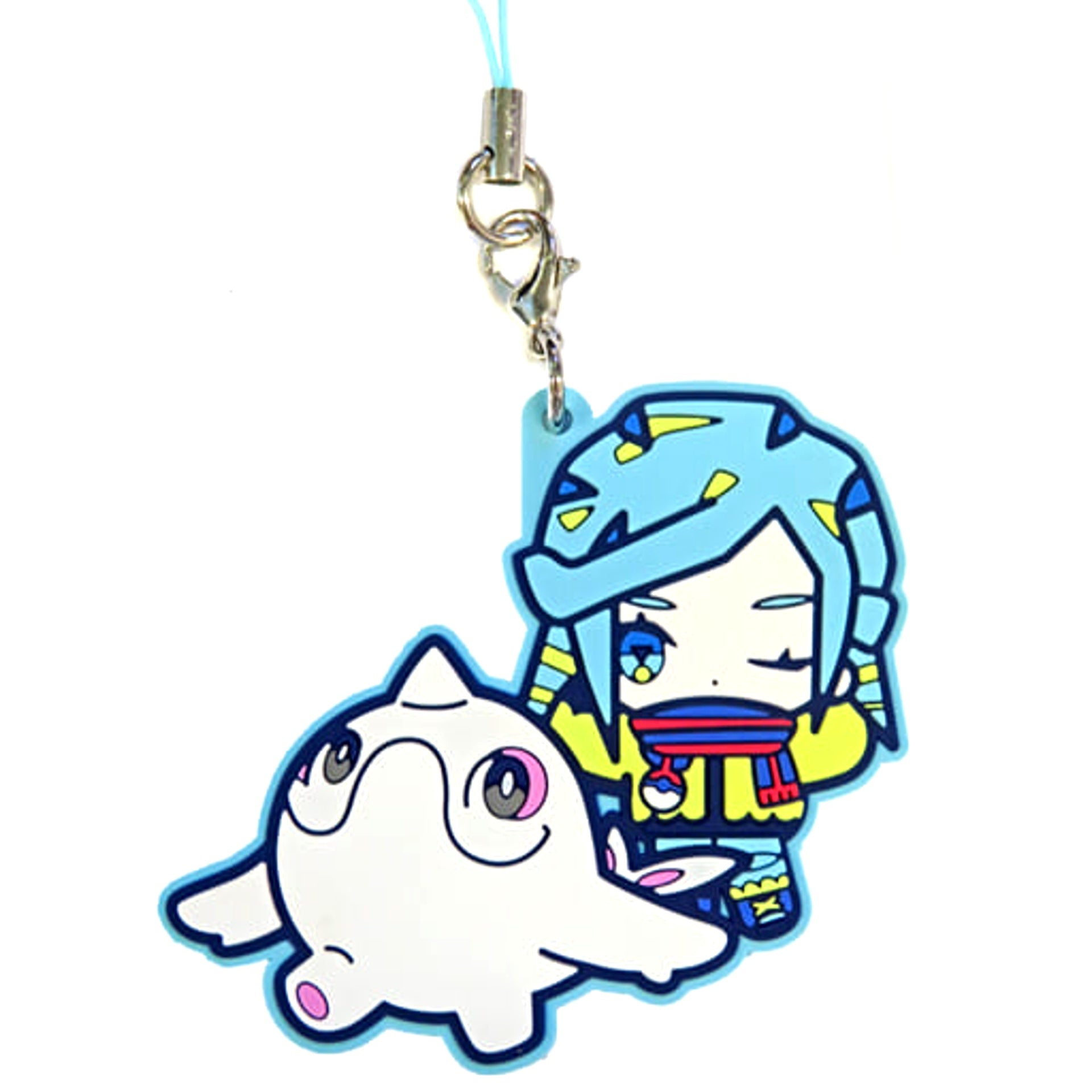 Pokemon Scarlet Violet Grusha Cetoddle Rubber Strap Collection Pokemon Trainers Paldea Edition Pokemon Center Limited Keychains [USED]