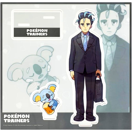 Larry & Komala Acrylic Stand POKEMON TRAINERS Pokemon Scarlet and Violet Pokemon Center Limited [USED]