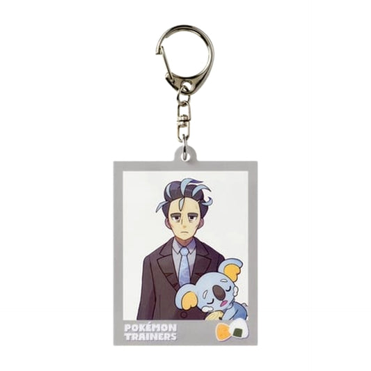Pokemon Scarlet Violet Larry Komala Photo Frame Style Acrylic Keychain Pokemon Trainers Pokemon Center Limited Keychains [USED]