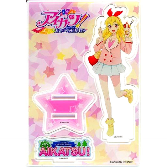 Ichigo Hoshimiya Acrylic Stand Aikatsu! in Sagamiko Pleasure Forest [USED]