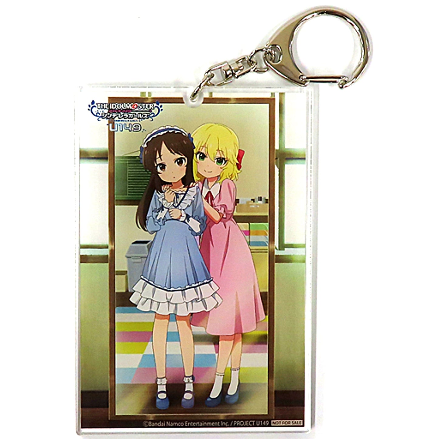 Arisu Tachibana & Momoka Sakurai The Idolmaster Cinderella Girls U149 Drawn Acrylic Keychain Gamers BD/DVD Bonus [USED]
