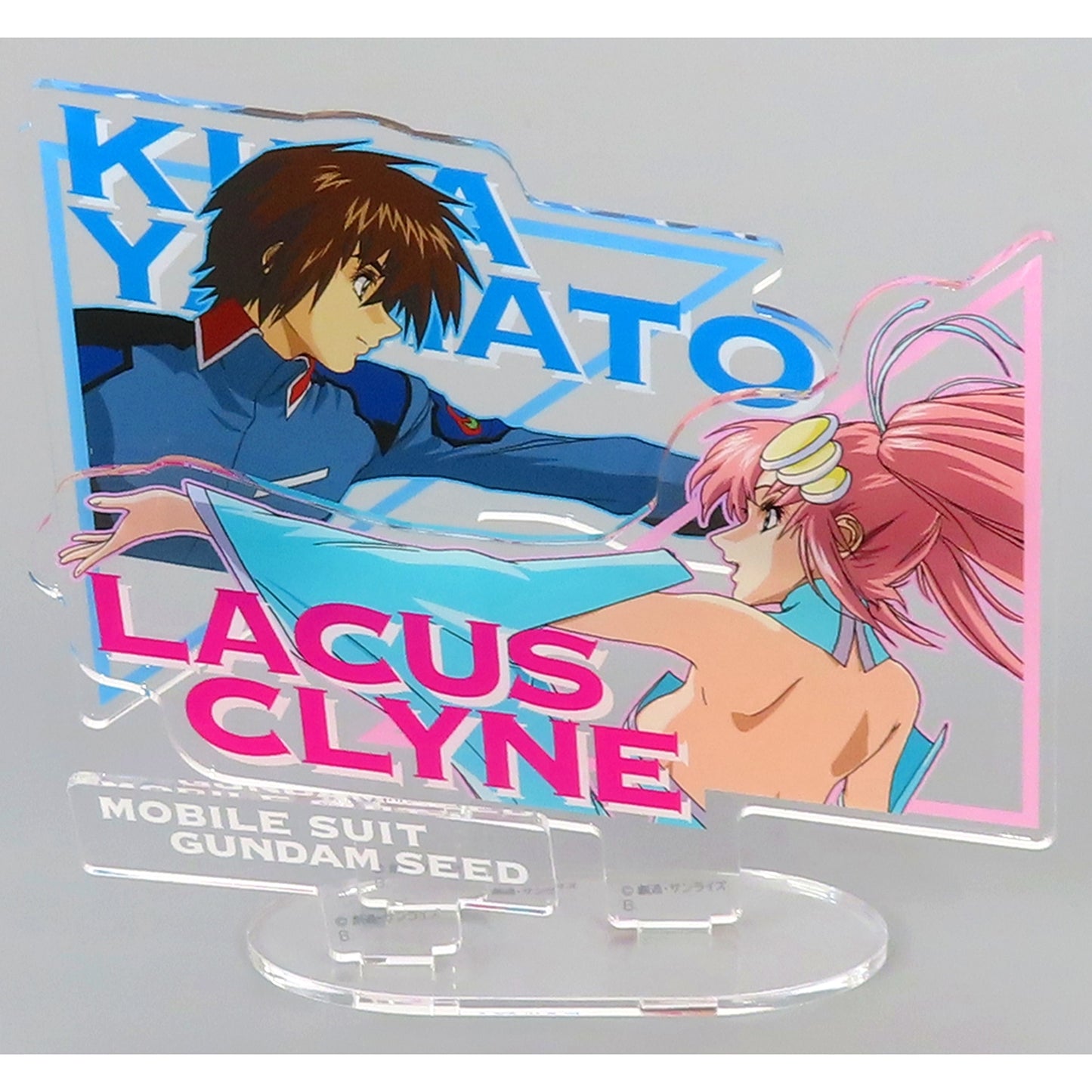 Kira & Lacus Mobile Suit Gundam SEED & SEED DESTINY Special Edition HD Remaster Opening Scene Acrylic Stand Theater Screening Theater Goods [USED]