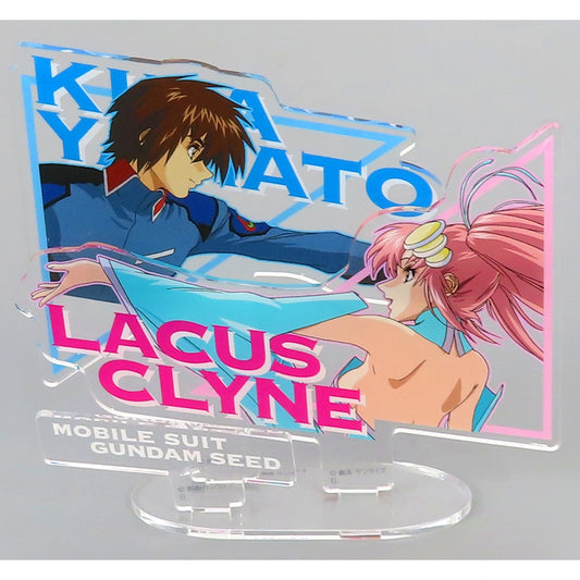 Kira & Lacus Mobile Suit Gundam SEED & SEED DESTINY Special Edition HD Remaster Opening Scene Acrylic Stand Theater Screening Theater Goods [USED]