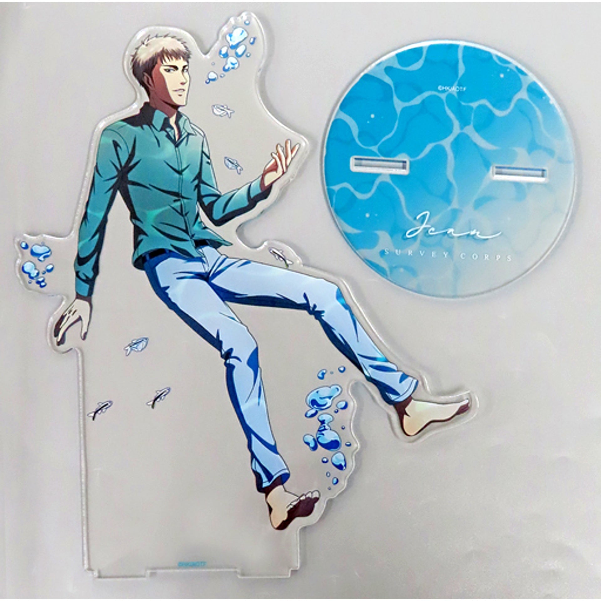 Jean Kirstein Attack on Titan Kawasui Kawasaki Aquarium Floating in Water Ver. Extra Large Acrylic Stand [USED]