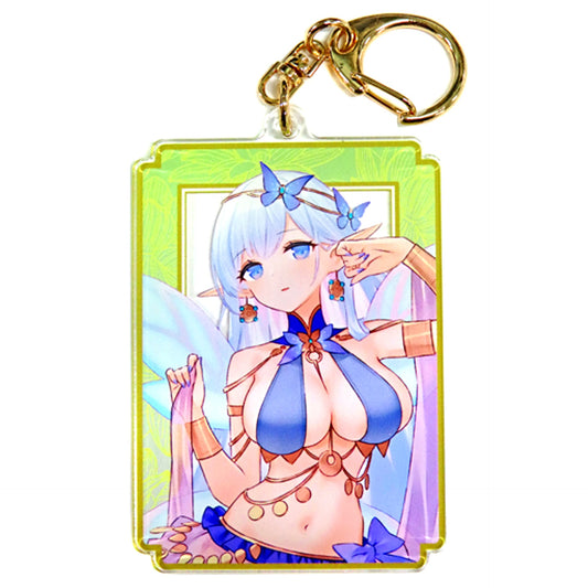 Albion Dancer Ver. Trading Acrylic Keychain Azur Lane Pop Up Shop in Tower Records Original Illustration [USED]