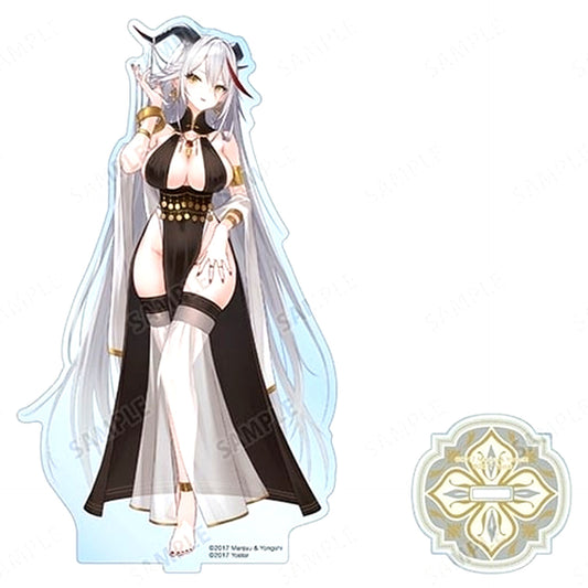 Aegir Dancer Ver. Illustration BIG Acrylic Stand Azur Lane POP UP SHOP in TOWER RECORDS [USED]