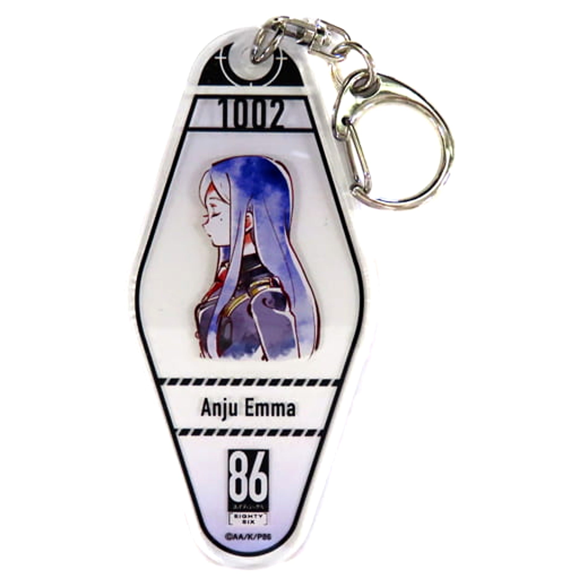 86 Anju Emma Motel Keychain 86 Diner in Amocafe Ikebukuro Limited Keychains [USED]