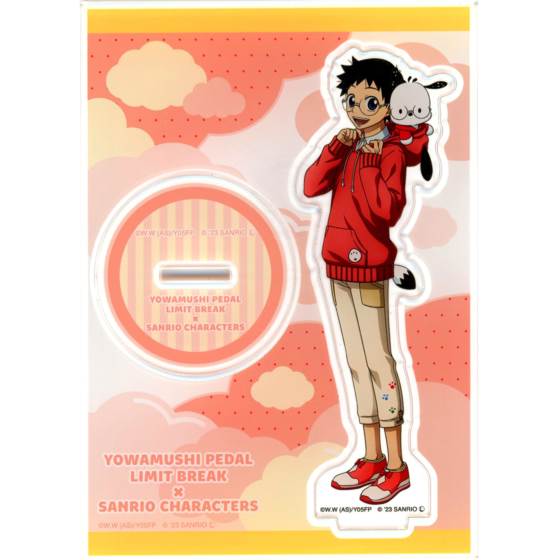 Sakamichi Onoda x Pochacco Acrylic Stand Yowamushi Pedal Limit Break x Sanrio Characters [USED]