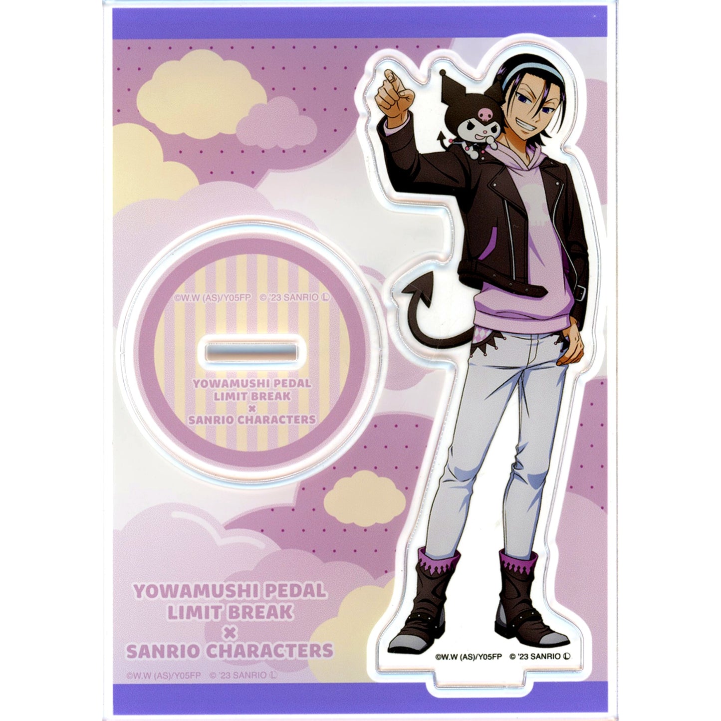 Jinpachi Todo x Kuromi Acrylic Stand Yowamushi Pedal Limit Break x Sanrio Characters [USED]