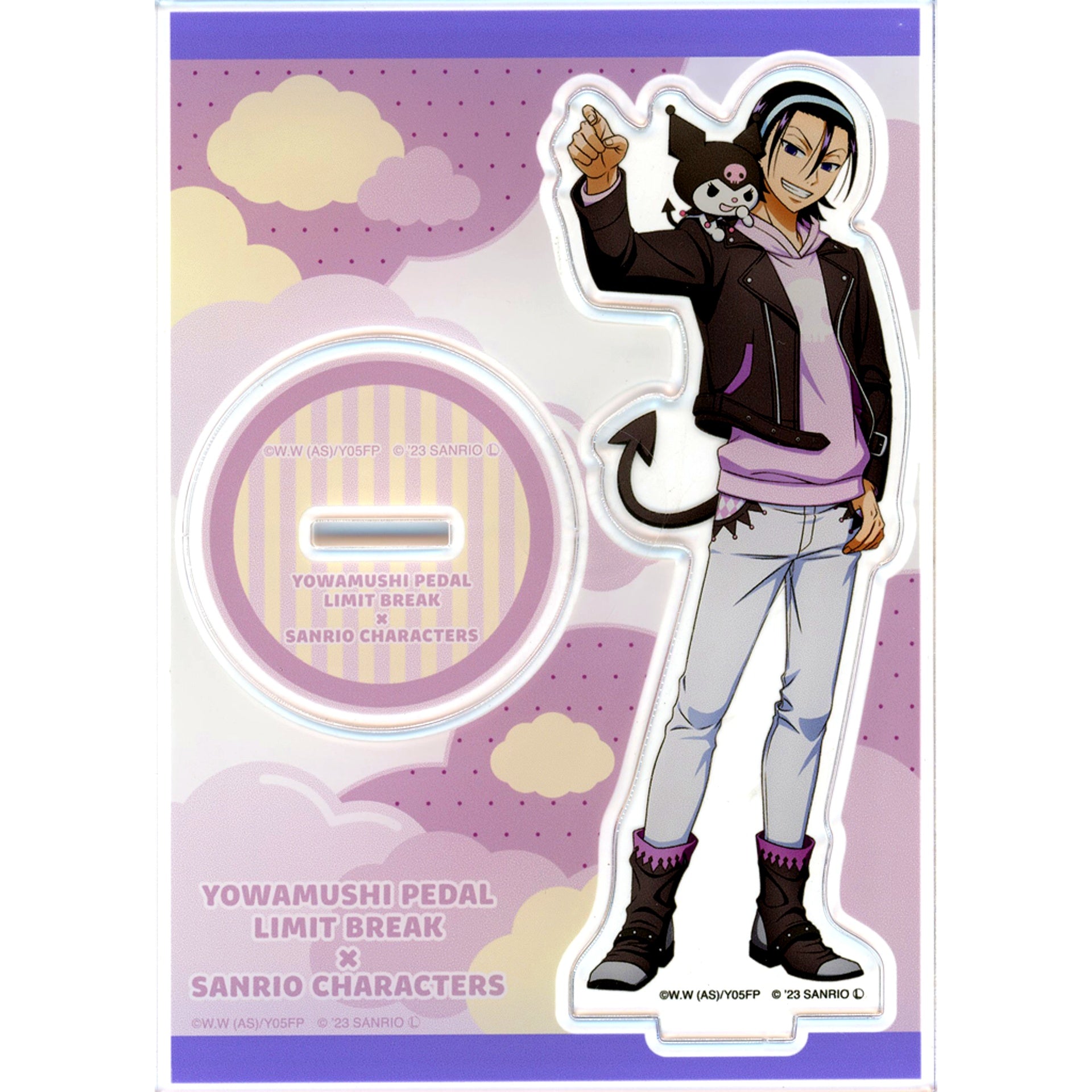 Jinpachi Todo x Kuromi Acrylic Stand Yowamushi Pedal Limit Break x Sanrio Characters [USED]