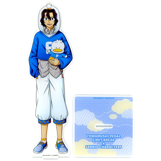 Junta Teshima x Ahiru no Pekkle BIG Acrylic Stand Yowamushi Pedal LIMIT BREAK x Sanrio Characters [USED]