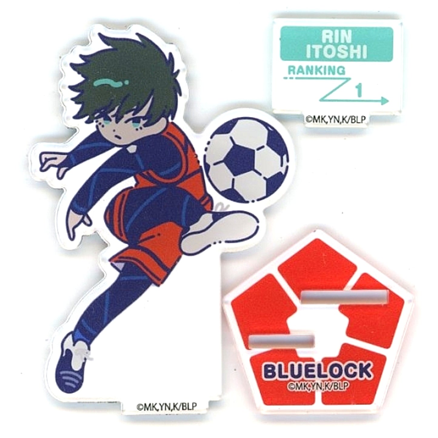 Rin Itoshi Retopop Vol.2 Acrylic Stand Blue Lock [USED]