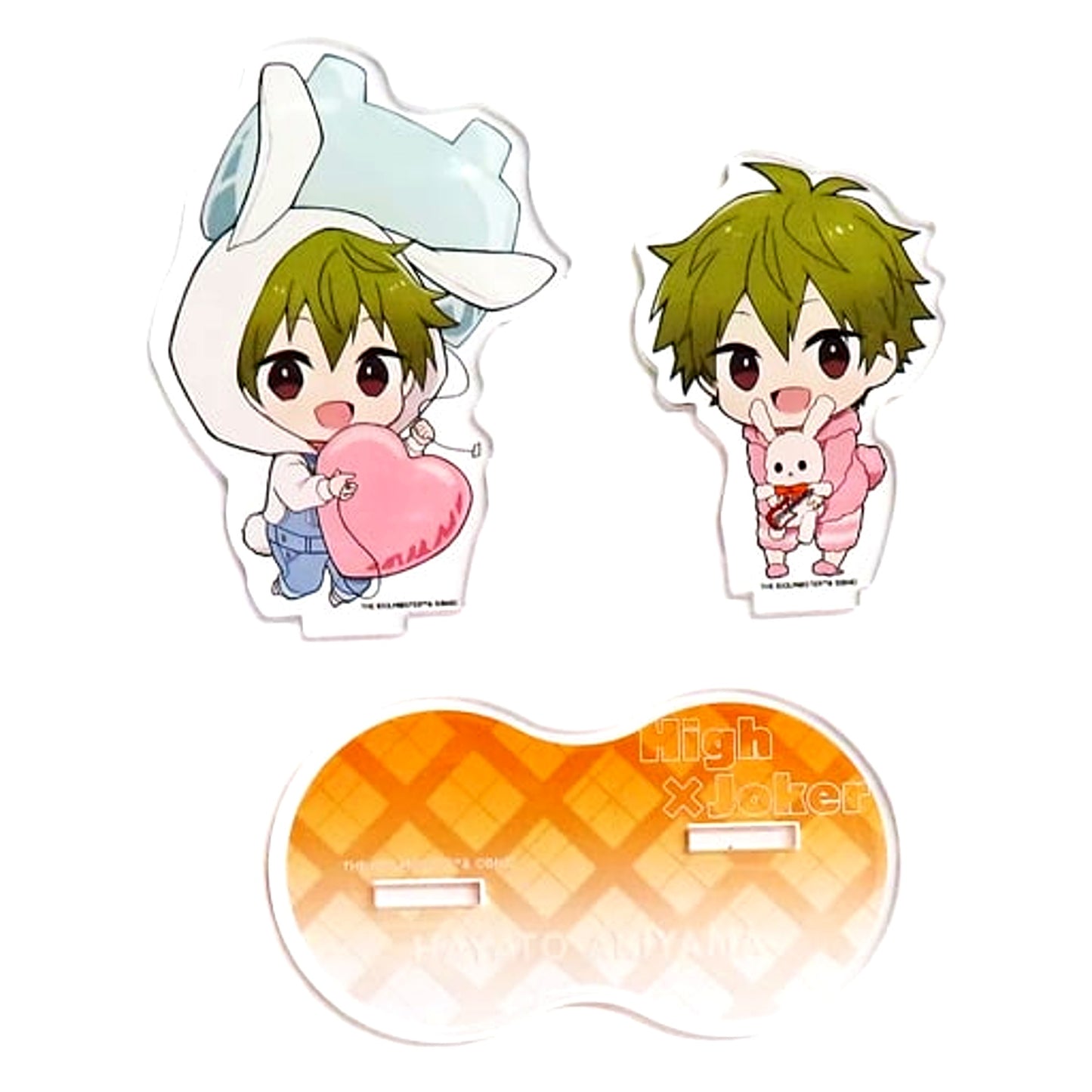 Hayato Akiyama The Idolmaster SideM Trading Pair Acrylic Stand A Spring Rabbits [USED]