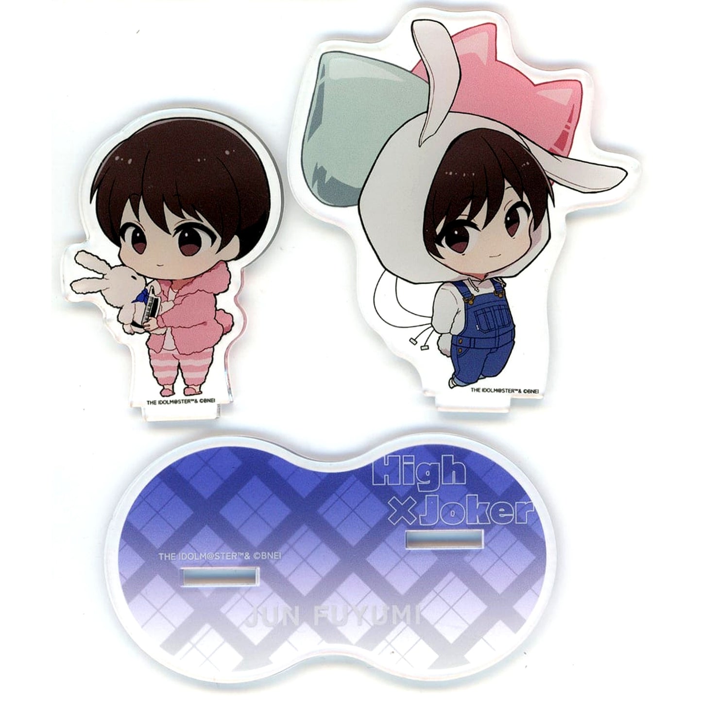 Jun Fuyumi The Idolmaster SideM Spring Rabbits Trading Pair Acrylic Stand A [USED]