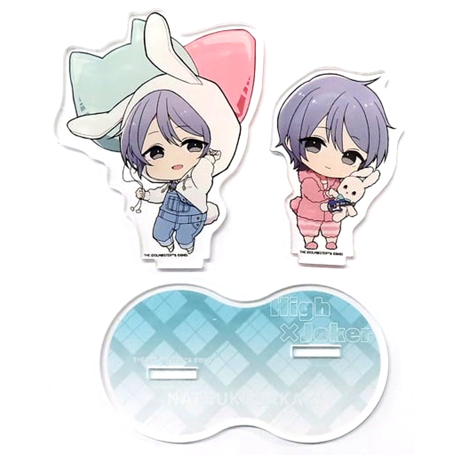 Natsuki Sakaki The Idolmaster SideM Trading Pair Acrylic Stand A Spring Rabbits [USED]