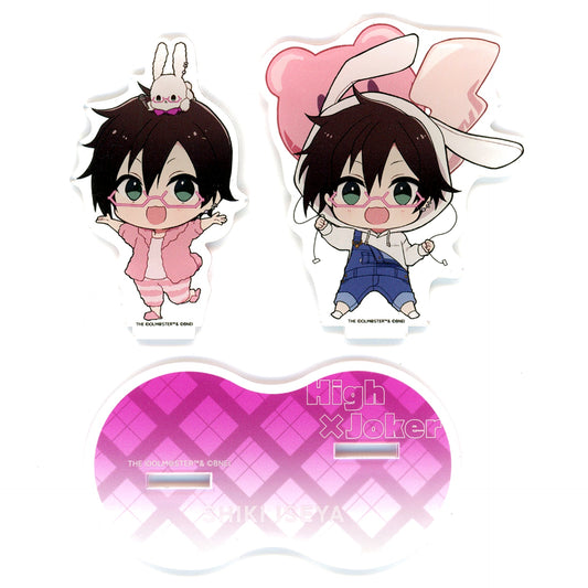 Shiki Iseya Trading Pair Acrylic Stand A The Idolmaster SideM Spring Rabbits [USED]
