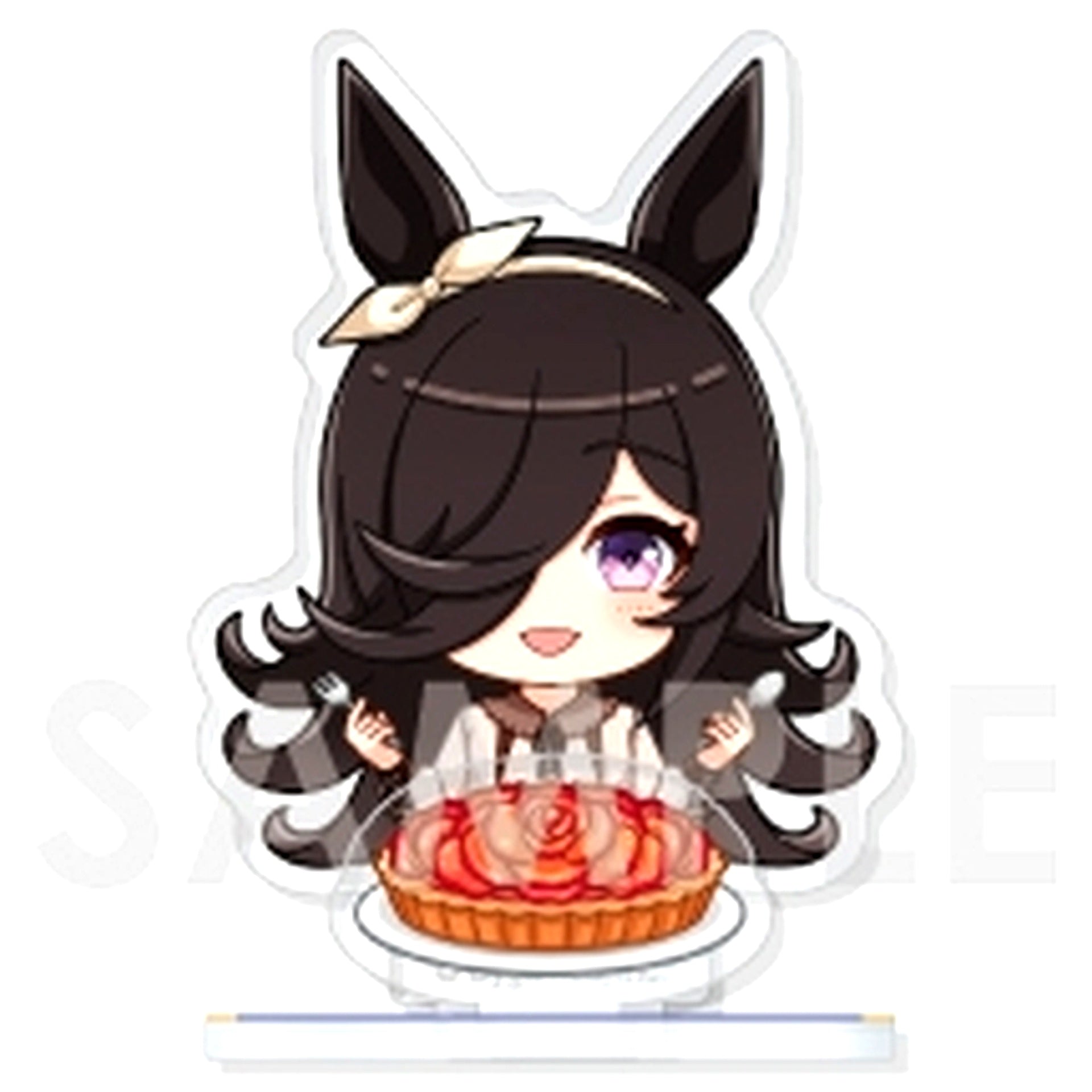 Rice Shower 5. Mogumogu Acrylic Stand Umamusume: Pretty Derby [USED]