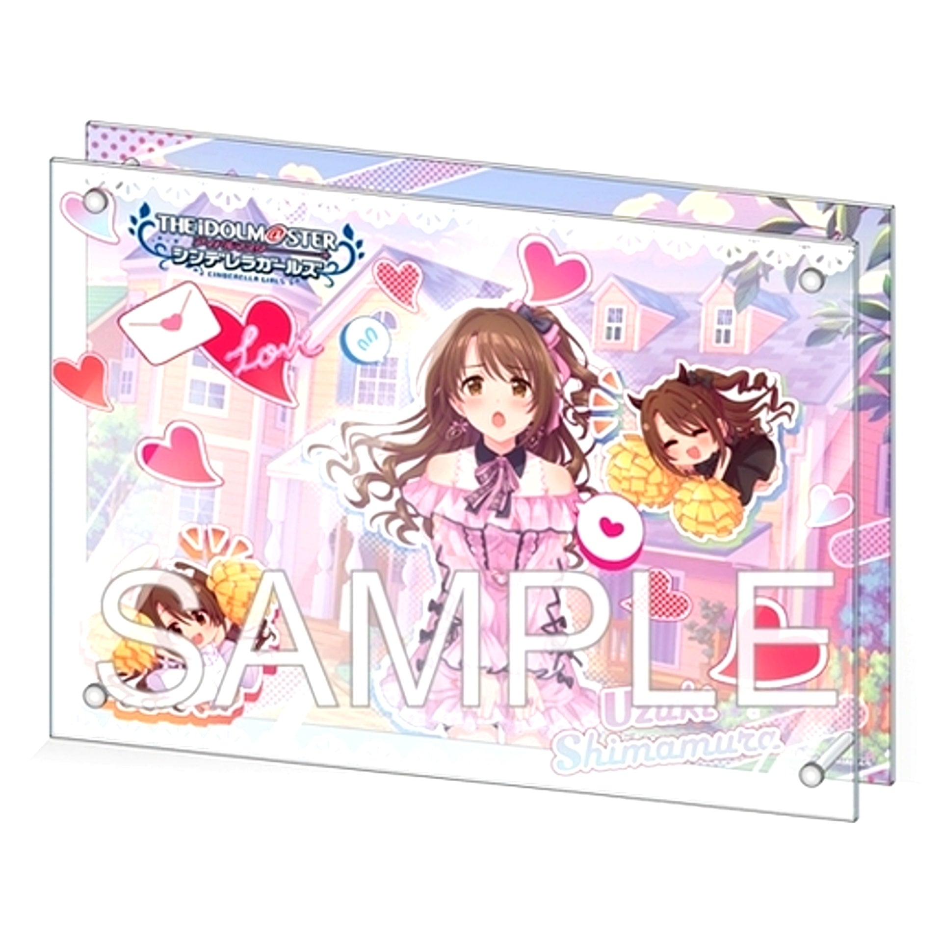 Uzuki Shimamura +Ver. Petit Derella Love Yuda Triangle Diorama Acrylic Panel The Idolmaster Cinderella Girls [USED]