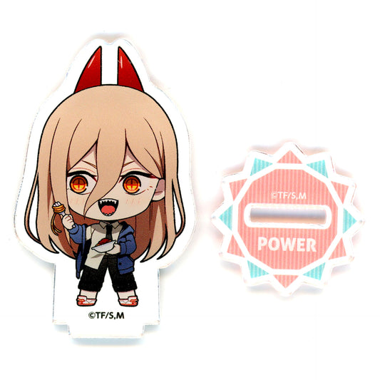 Power Trading Acrylic Stand Chainsaw Man and SWEETS PARADISE [USED]