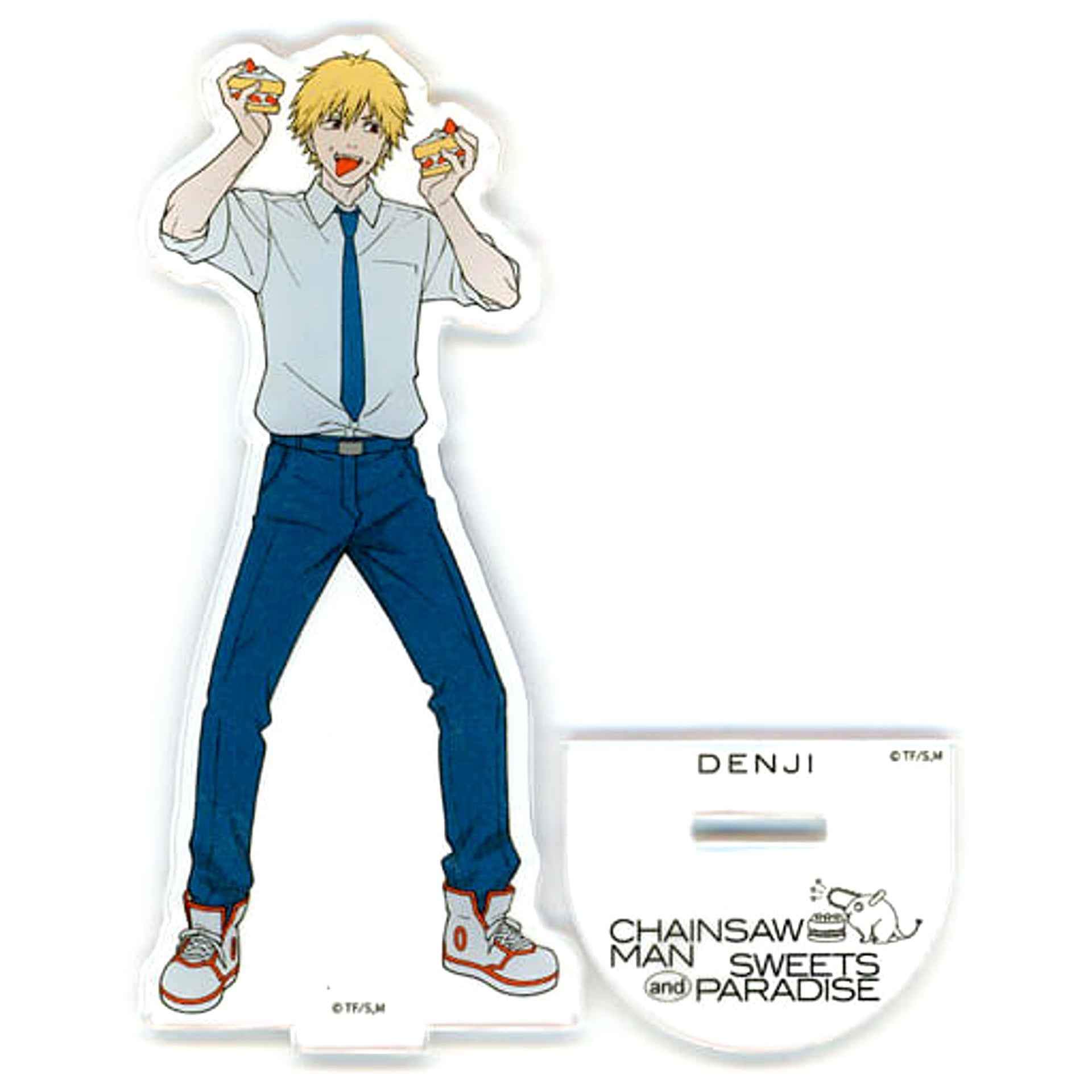Denji Chainsaw Man Acrylic Stand Chainsaw Man and SWEETS PARADISE [USED]