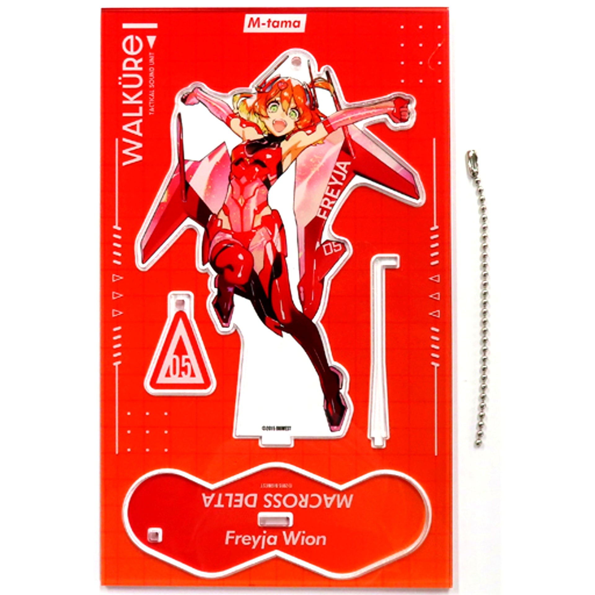 Freyja Wion Chisato Mita Illustration Acrylic Stand Keychain Macross Delta M-Tama Original Goods 2020 [USED]