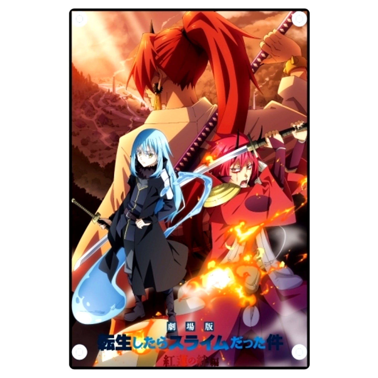 Key Visual Multiple Acrylic Plate The Movie That Time I Got Reincarnated as a Slime Scarlet Bond [USED]