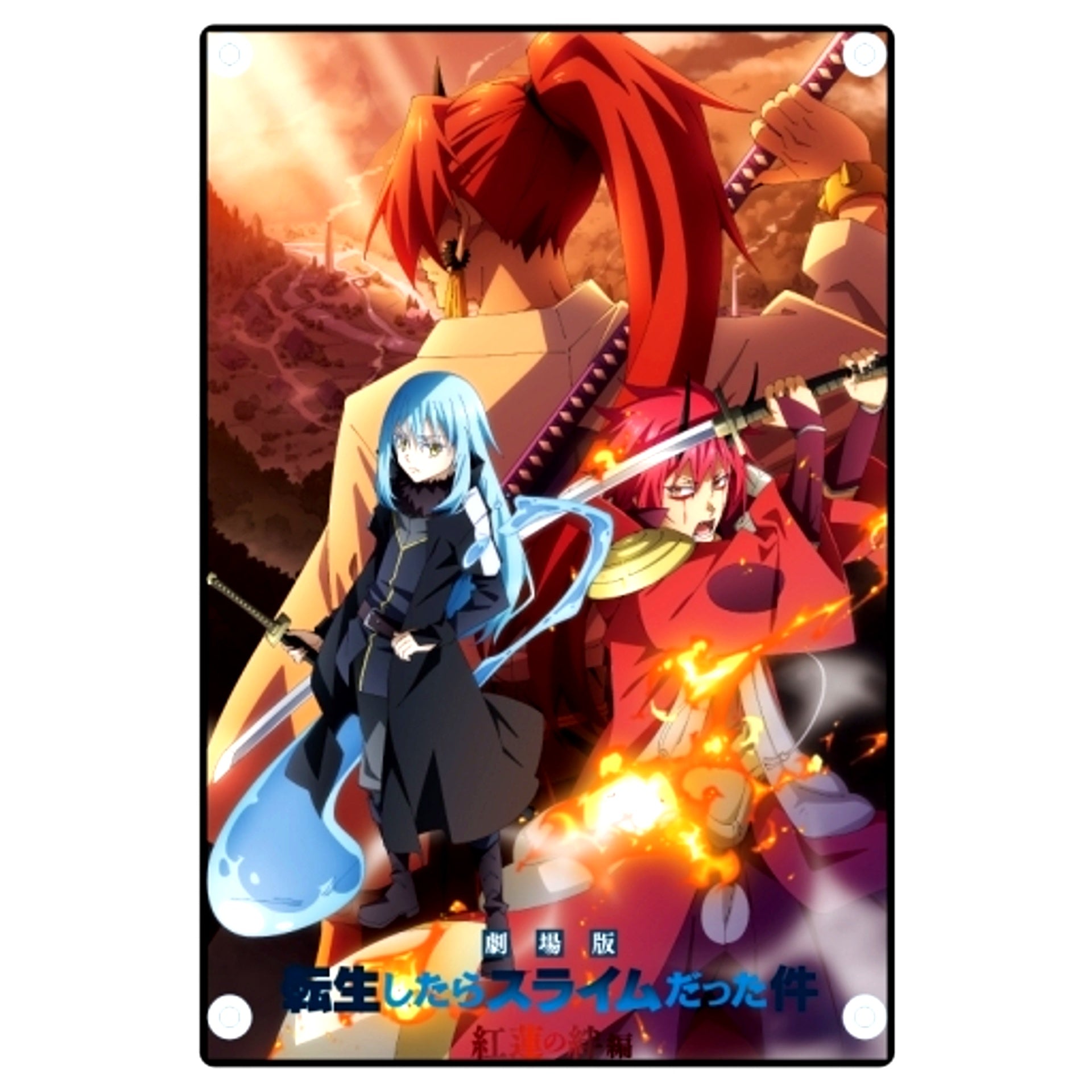Key Visual Multiple Acrylic Plate The Movie That Time I Got Reincarnated as a Slime Scarlet Bond [USED]