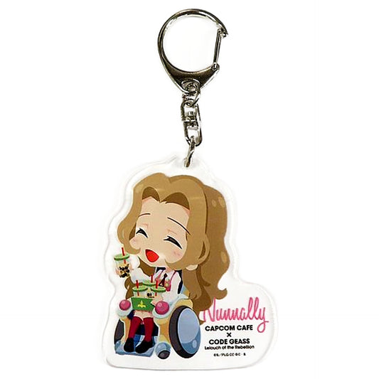 Code Geass: Lelouch of the Rebellion Nunnally Lamperouge Trading Acrylic Keychains Capcom Cafe Limited Keychains [USED]