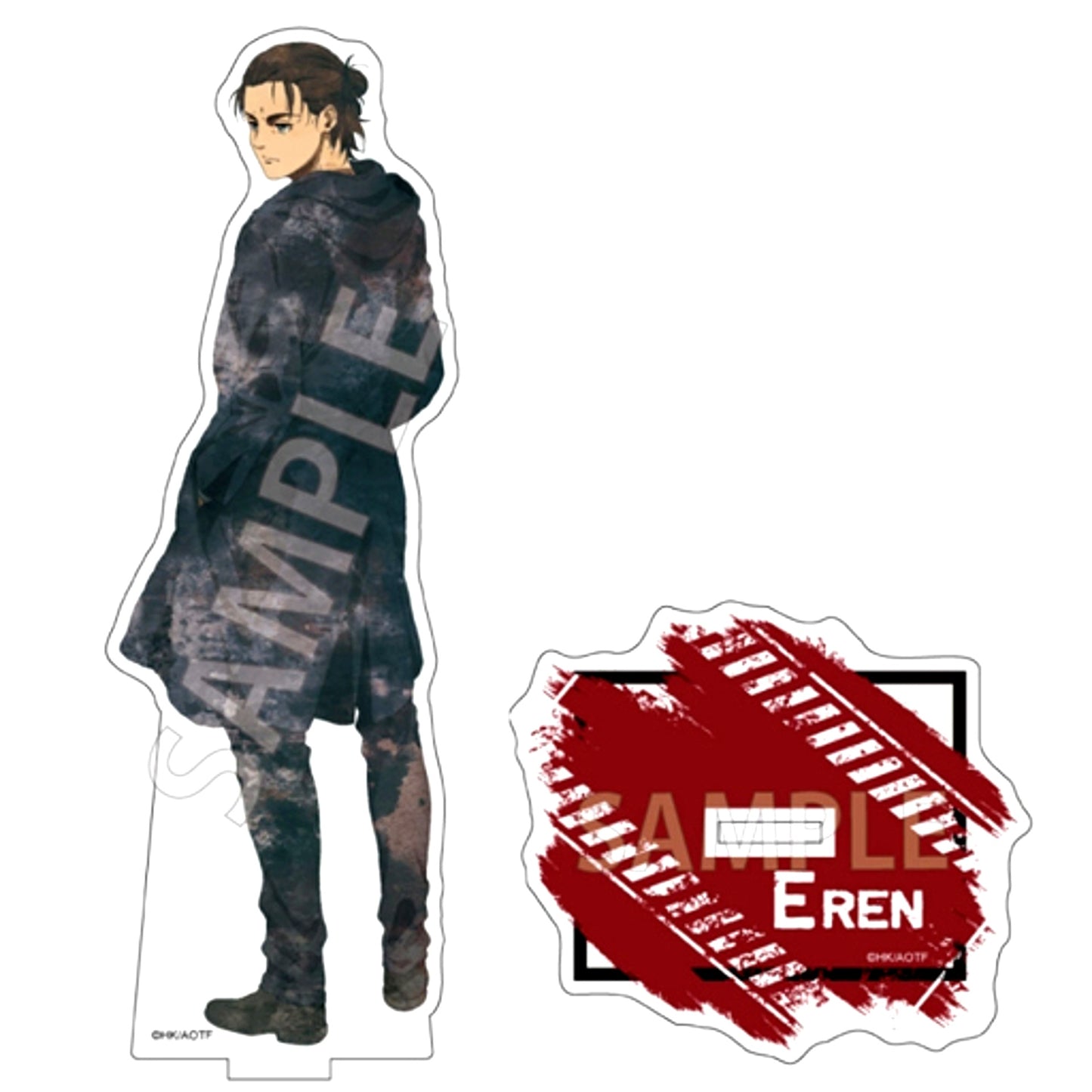 Eren Yeager Attack on Titan Grunge Acrylic Stand The Final Season [USED]