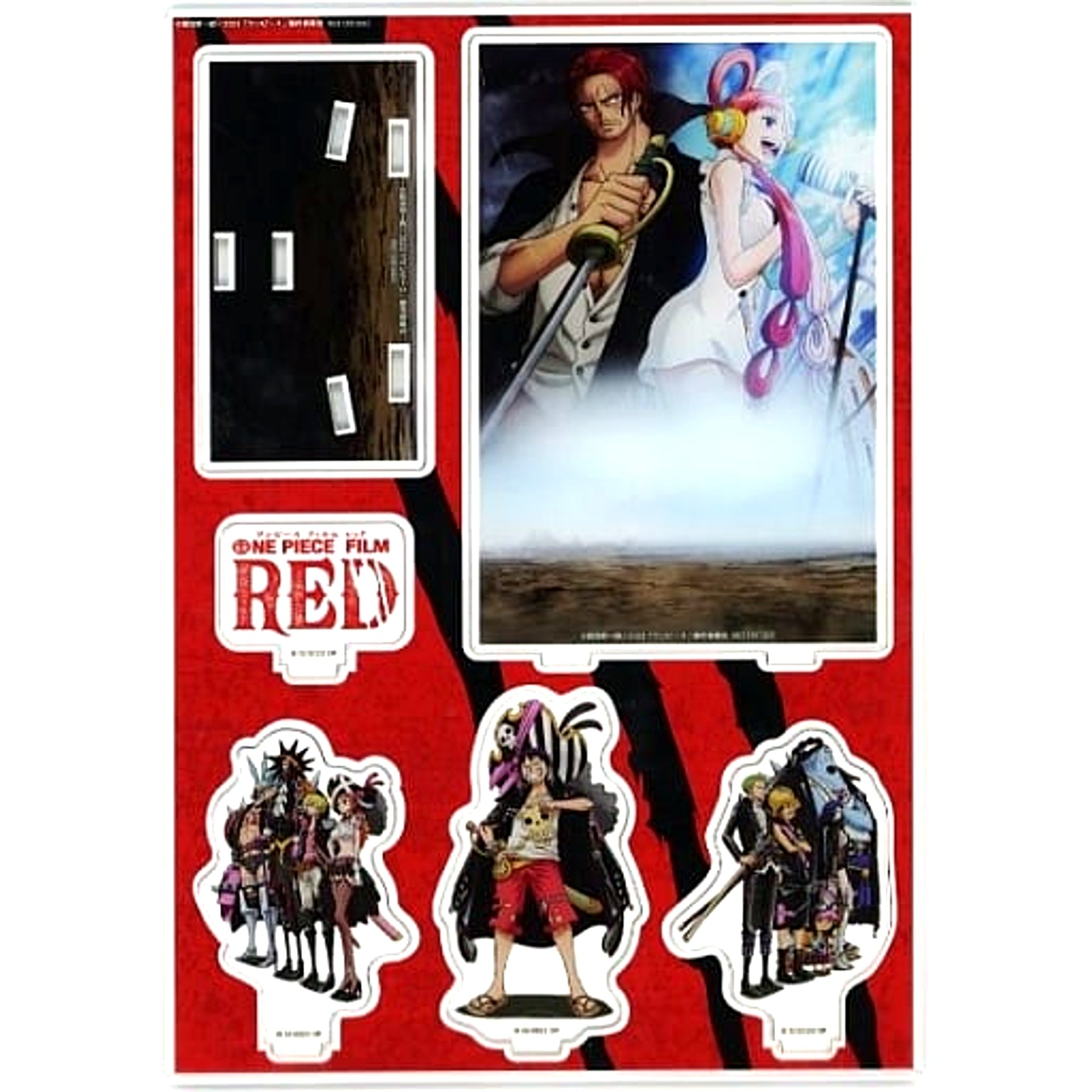 ONE PIECE FILM RED Single Item Group Acrylic Diorama Limited Edition with Acrylic Diorama Bic Camera Sofmap Common Included Bonus [USED]