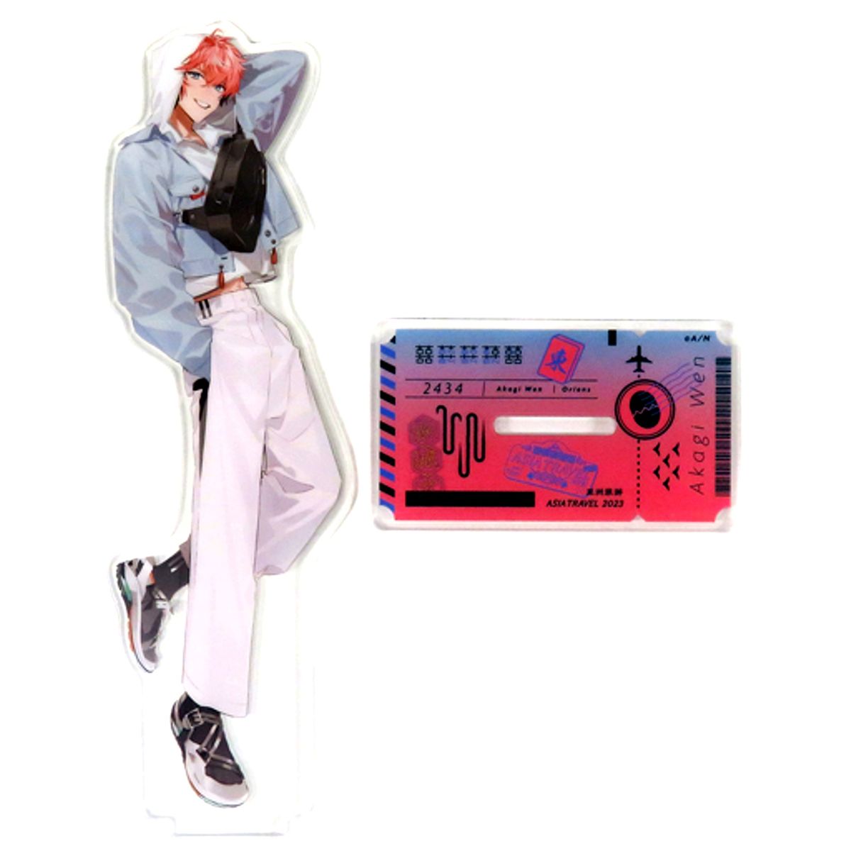 Akagi Wen Virtual YouTuber Nijisanji Acrylic Stand [USED]