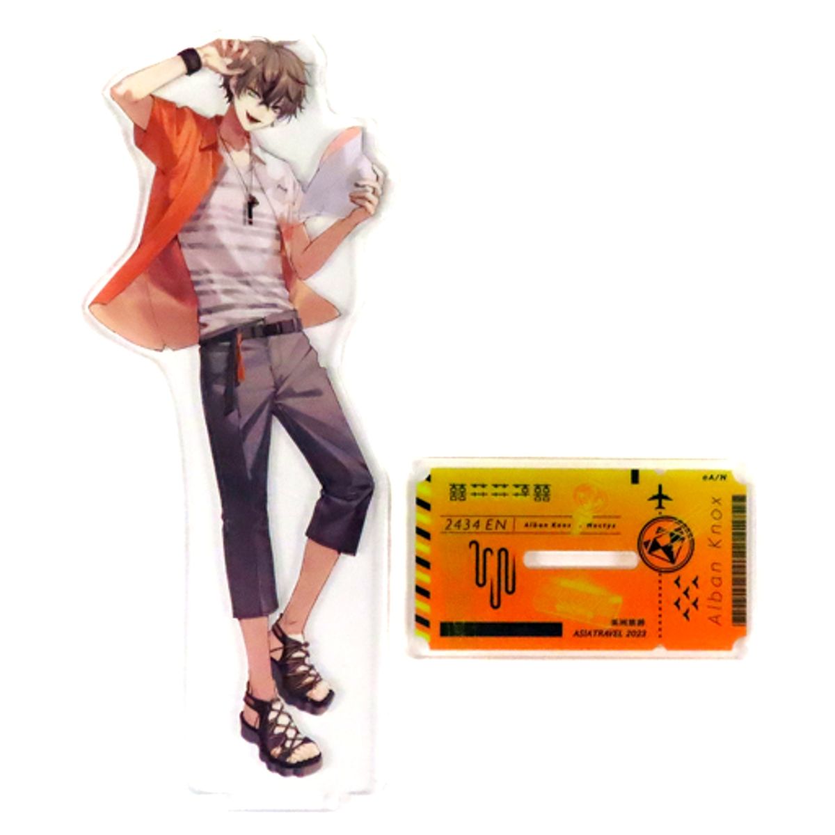 Alban Knox Virtual YouTuber Nijisanji Acrylic Stand NIJISANJI EN Asia Travel 2023 [USED]
