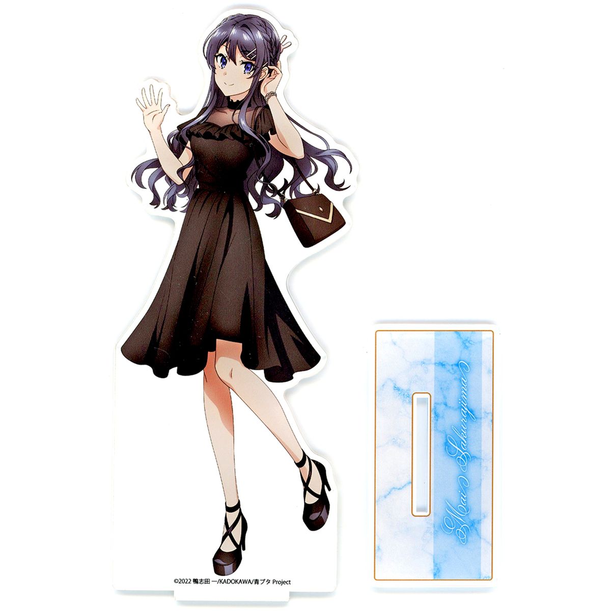 Mai Sakurajima Big Acrylic Stand Chic Dress Ver. Rascal Does Not Dream of Bunny Girl Senpai 5th Anniversary Shop [USED]